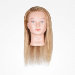 CABEZA CABELLO NAT. RUBIA 45CM